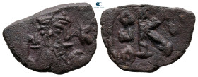 Constans II AD 641-668. Constantinople. Half Follis or 20 Nummi Æ