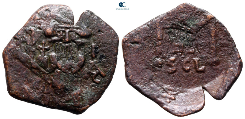 Constans II AD 641-668. Syracuse
Follis Æ

27 mm, 3,60 g



very fine