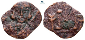 Tiberius III AD 698-705. Syracuse. Follis Æ