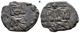 Constantine V Copronymus AD 741-775. Syracuse. Follis Æ