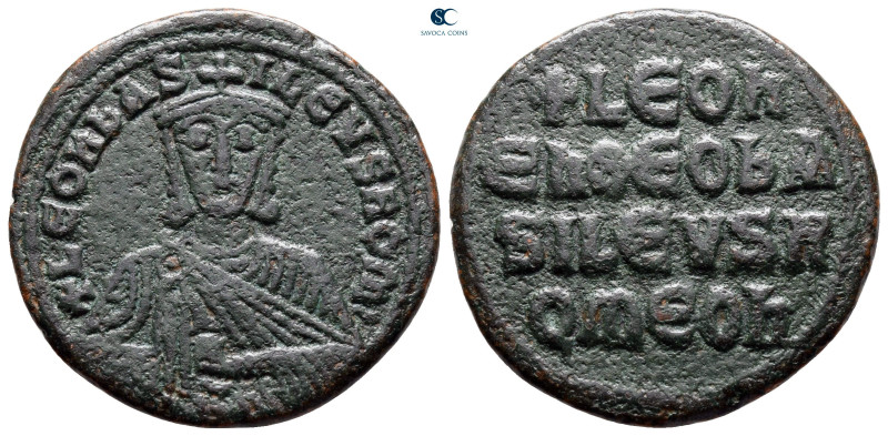 Leo VI the Wise AD 886-912. Constantinople
Follis Æ

26 mm, 6,60 g



ver...