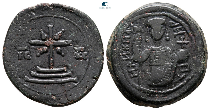 Manuel I Comnenus AD 1143-1180. Thessalonica
Tetarteron Æ

23 mm, 4,76 g

...