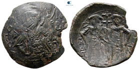 Michael VIII Palaeologus AD 1261-1282. Constantinople. Trachy Æ
