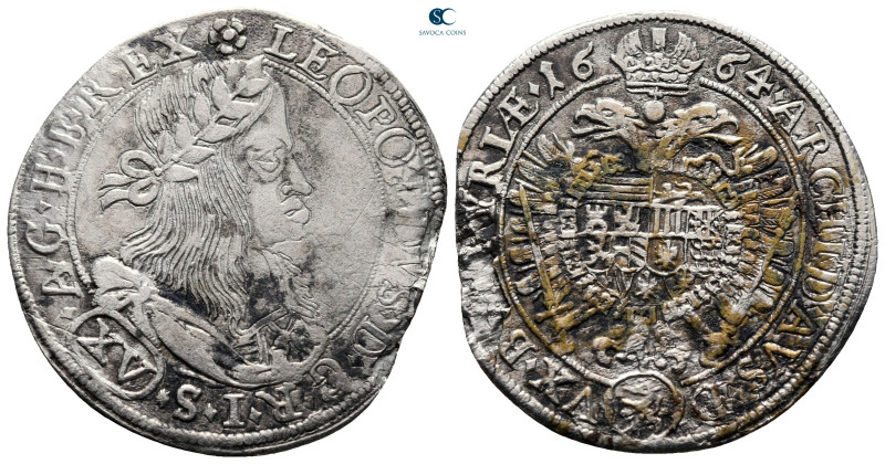 Austria. Leopold I of Habsburg AD 1657-1705.
15 Kreuzer AR

30 mm, 4,66 g

...