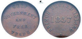 Canada. Prince Edward Island.  AD 1857. Self Government and Free Trade. Token