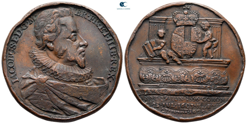 Great Britain. Kings & Queens of England - James I. AD 1731.
Medal AE

40 mm,...