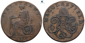 Great Britain. Macclesfield.  AD 1789. 1/2 Penny
