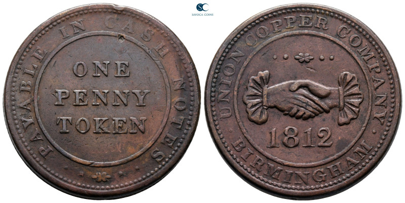 Great Britain. Birmingham. AD 1812.
1 Penny Token

36 mm, 27,92 g



very...