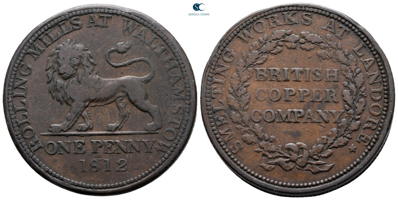 Great Britain. Landore. AD 1812.
1 Penny

35 mm, 23,69 g



very fine