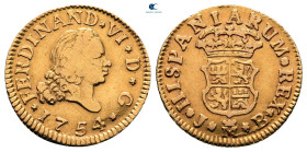 Spain. Madrid. Ferdinand VI AD 1746-1759. 1/2 Escudo AV