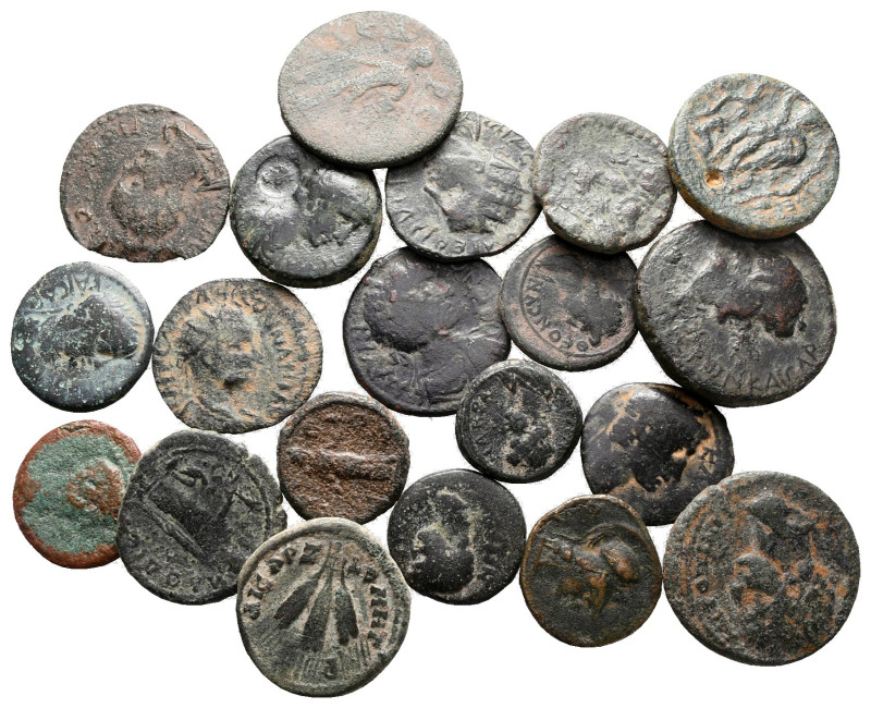 Lot of ca. 20 roman provincial bronze coins / SOLD AS SEEN, NO RETURN!

very f...