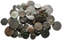 Lot of ca. 61 ancient bronze coins / SOLD AS SEEN, NO RETURN!nearly very fine