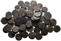 Lot of ca. 60 ancient bronze coins / SOLD AS SEEN, NO RETURN!nearly very fine