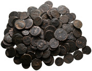 Lot of ca. 120 ancient bronze coins / SOLD AS SEEN, NO RETURN!very fine