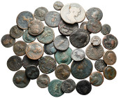 Lot of ca. 40 ancient bronze coins / SOLD AS SEEN, NO RETURN!very fine