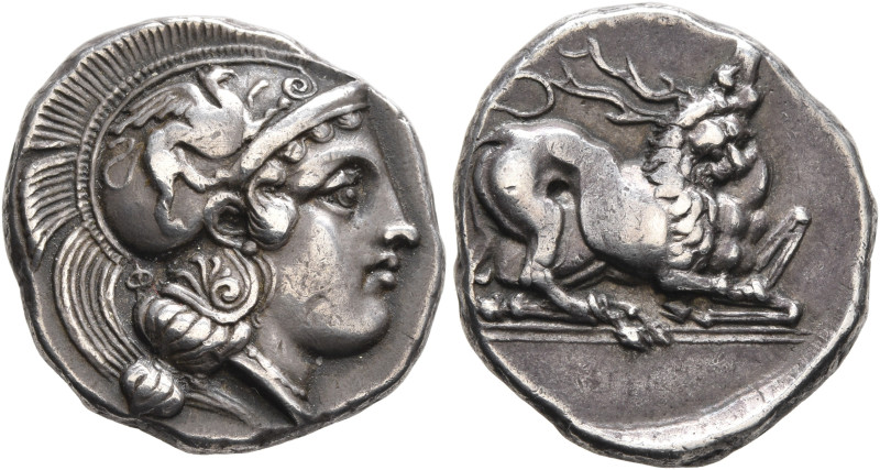 LUCANIA. Velia. Circa 440/35-400 BC. Didrachm or Nomos (Silver, 20 mm, 7.75 g, 2...