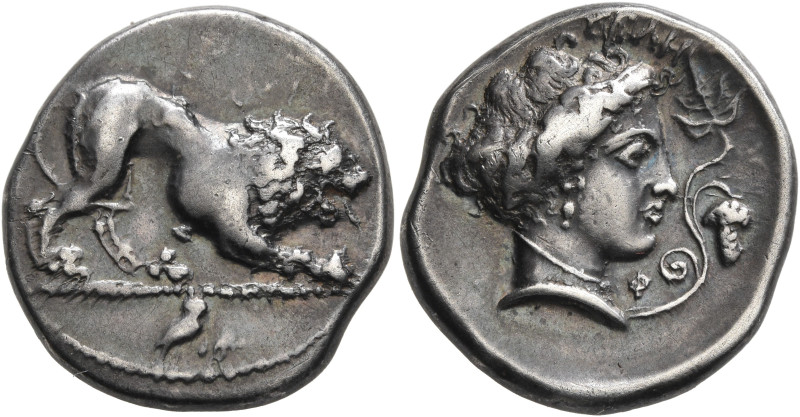 LUCANIA. Velia. Circa 400-340 BC. Didrachm or Nomos (Silver, 21 mm, 7.71 g, 10 h...