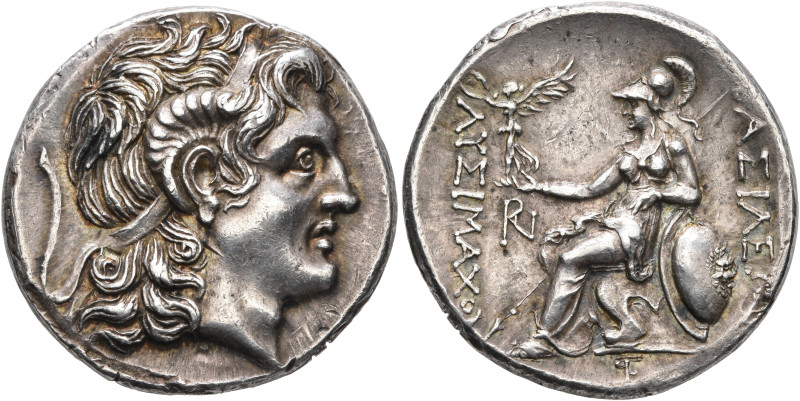 KINGS OF THRACE. Lysimachos, 305-281 BC. Tetradrachm (Silver, 29 mm, 17.11 g, 12...