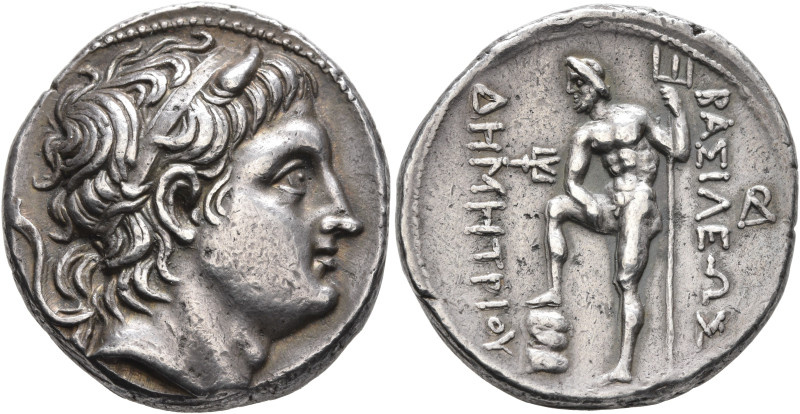 KINGS OF MACEDON. Demetrios I Poliorketes, 306-283 BC. Tetradrachm (Silver, 28 m...