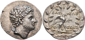 KINGS OF MACEDON. Perseus, 179-168 BC. Tetradrachm (Silver, 32 mm, 16.73 g, 12 h), Attic standard, Pella or Amphipolis. Zoilos, magistrate, circa 174-...