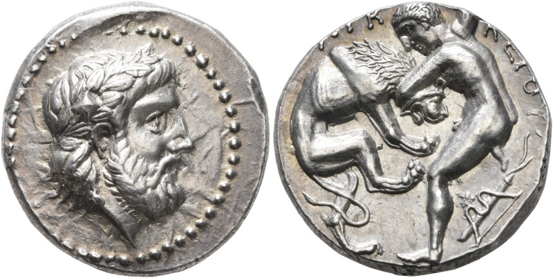 KINGS OF PAEONIA. Lykkeios, circa 359-335 BC. Tetradrachm (Silver, 23 mm, 12.90 ...