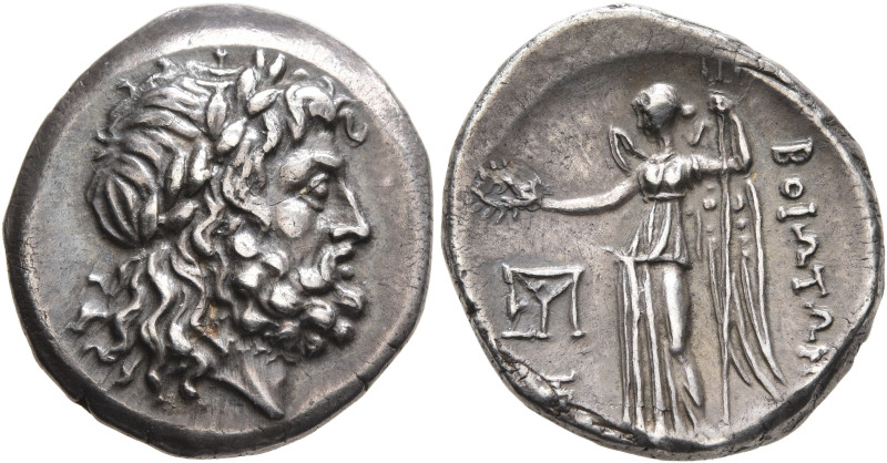 BOEOTIA, Federal Coinage. Circa 225-171 BC. Drachm (Silver, 19 mm, 4.90 g, 12 h)...