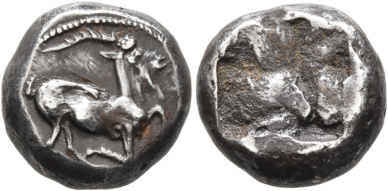 CYCLADES, Paros. Circa 520/15-500 BC. Drachm (Silver, 15 mm, 6.00 g), Aeginetic ...