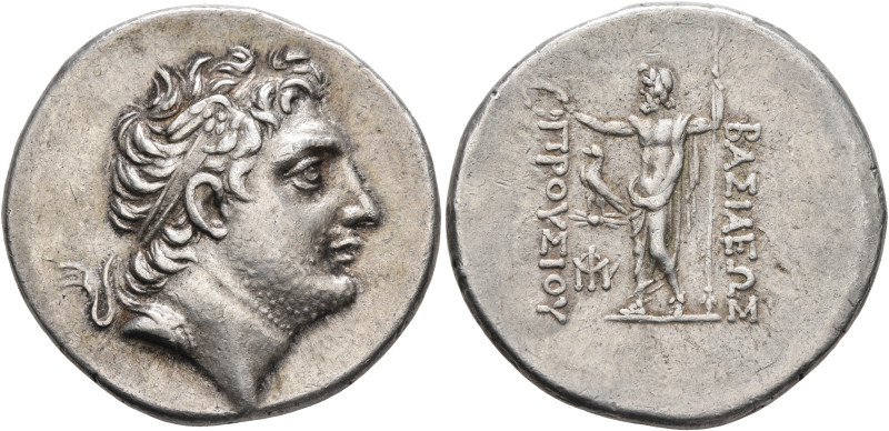 KINGS OF BITHYNIA. Prusias II Cynegos, 182-149 BC. Tetradrachm (Silver, 33 mm, 1...