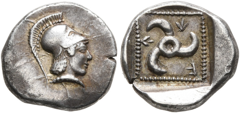 DYNASTS OF LYCIA. Vekhssere I, circa 450-430 BC. Diobol (Silver, 11 mm, 1.35 g),...