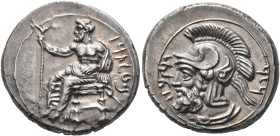 CILICIA. Tarsos. Pharnabazos, Persian military commander, 380-374/3 BC. Stater (Silver, 24 mm, 10.42 g, 10 h). &#67649;&#67663;&#67659;&#67669;&#67667...