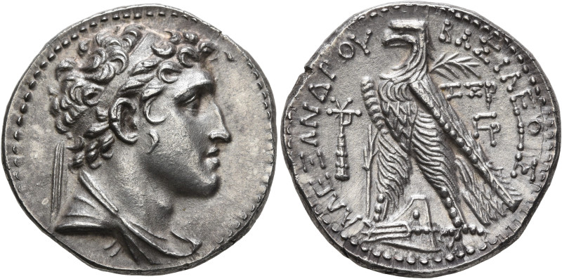 SELEUKID KINGS OF SYRIA. Alexander I Balas, 152-145 BC. Tetradrachm (Silver, 27 ...