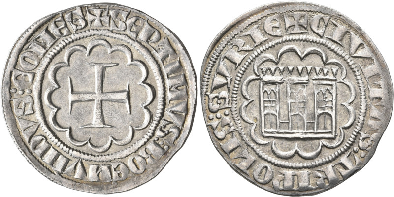 CRUSADERS. County of Tripoli. Bohémond VII, 1275-1287. Gros (Silver, 27 mm, 4.17...