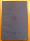 AA.VV. The American Numismatic Society. Museum Notes VIII. The American Numismatic Society New York 1958. Brossura ed. pp. 220, tavv. XLIII in b/n. Co...