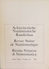 AA.VV. Revue Suisse de Numismatique. Tome 70, 1991. Brossura ed. pp. 106,ill. In b/n tavv. 15 in b/n. Sommaire: Walburg, Reinhold: Lydisch oder persis...