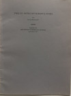 Metcalf D.M. Twelve Notes on Sceatta Finds. Reprinted from The British Numismatic Journal Vol. XLVI, 1977. Brossura ed. pp. 18, ill. In b/n. Tav. 1 in...