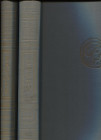 RIZZO G. E. - Monete greche della Sicilia. Bologna, 1968. 2 vol. completo. Vol. testo, pp. vii, 318+1, ill. 98 + 3, tavv. 9 in lettere, Vol. di tavole...
