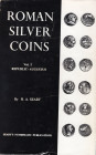 SEABY H. A. - Roman silver coins. Vol. I. Republic - Augustus. London, 1967. II ed. pp. 166, ill nel testo. ril ed sciupata, interno buono stato.