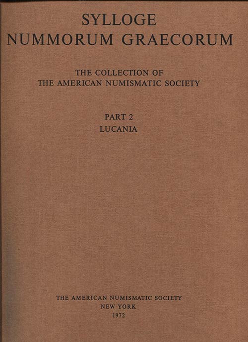 Sylloge Nummorum Graecorum - The Collection of The American Numismatic Society. ...