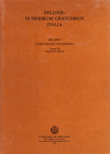 SYLLOGE NUMM. GRAECORUM. ITALIA. C.R.N. Milano. Vol. III. Campania – Calabria. Milano, 1989. Pp. 146, tavv. 53. Ril. ed. ottimo stato.