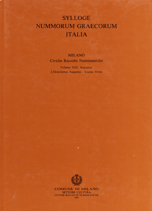 SYLLOGE NUMM. GRAECORUM. ITALIA. C.R.N. Milano. Vol. XIII. Aegyptus, 2 Octavianu...