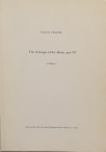 Vecchi I. The Coinage of the Rasna, Part IV. Print from the “Swiss Numismatic Revue” Vol. 72, 1993. Brossura ed. pp. da 63 a 73, tavv. 6 in b/n. Buono...