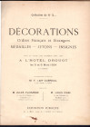 FLORANGE J - CIANI L. - Paris, 5\6 - Mars, 1924. Collection de Mr. X… Decotations, Medailles - Jeton - Insignes. Pp. 44, nn. 464, tavv. 12. ril tutta ...