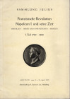 GAETTENS jun R. - Sammlung Julius I teil. 1789 - 1808. Franzoische Revolution Napoleon I. und der zeit. Heidelberg, 21\23 - April, 1959. Pp. 4, vi - 7...