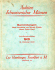 HAMBURGER L. - Frankfurt an Main, 19 – Oktober, 1931. Schweizerischer munzen. Sammlungen Hans Wunderly von Muralt, Zurich – Henry Fatio, Genf. Pp. 137...