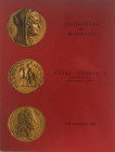 Bourgey M.E. Collections de Monnaies. Paris 09-10 Novembre 1976. Brossura ed. Loti 612, ill. In b/n. Con lista prezzi di stima. Buono stato.