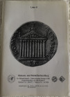 Brandt M. Liste 8 Munzen- und Medaillenhandlung. Brossura ed. lotti 1674, tavv. In b/n.