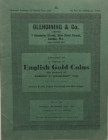 Glendining & Co. Catalogue of English Gold Coins the property of Gordon V. Doubleday, ESQ. Ancient British English Hammered and Mill Coinages. London ...