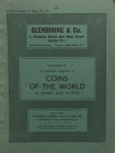 Glendining & Co. Catalogue of Coins of the World in Gold and Silver. London 10-11 June 1970. Brossura ed. pp. 59, lotti 950, tavv. 22 in b/n. Buono st...