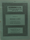Glendining & Co. Catalogue of Russian Coins from the Collection of the late Michele Baranowsky. London 14 June 1972. Brossura ed. pp. 19, lotti 228, t...