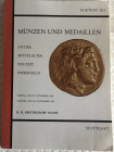 Kricheldorf H.H. Auktion XLI Munzen und Medaillen. Antike, Mittelalter, Neuzeit, Papiergeld. Stuttgart 25-26 November 1988. Brossura ed. pp. 116, 2391...